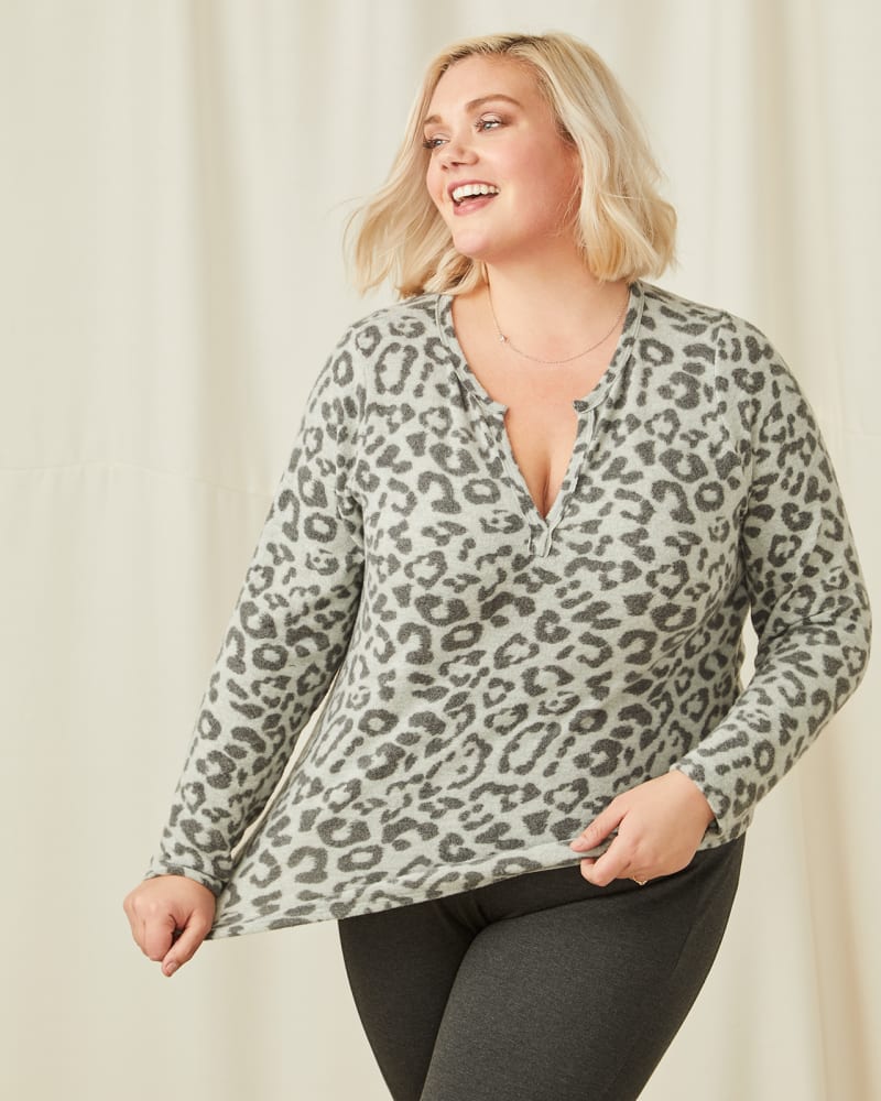 Front of plus size Kristen Cozy Knit Top by Socialite | Dia&Co | dia_product_style_image_id:150653